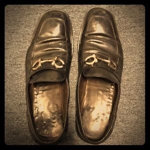 Ferragamo black men shoes